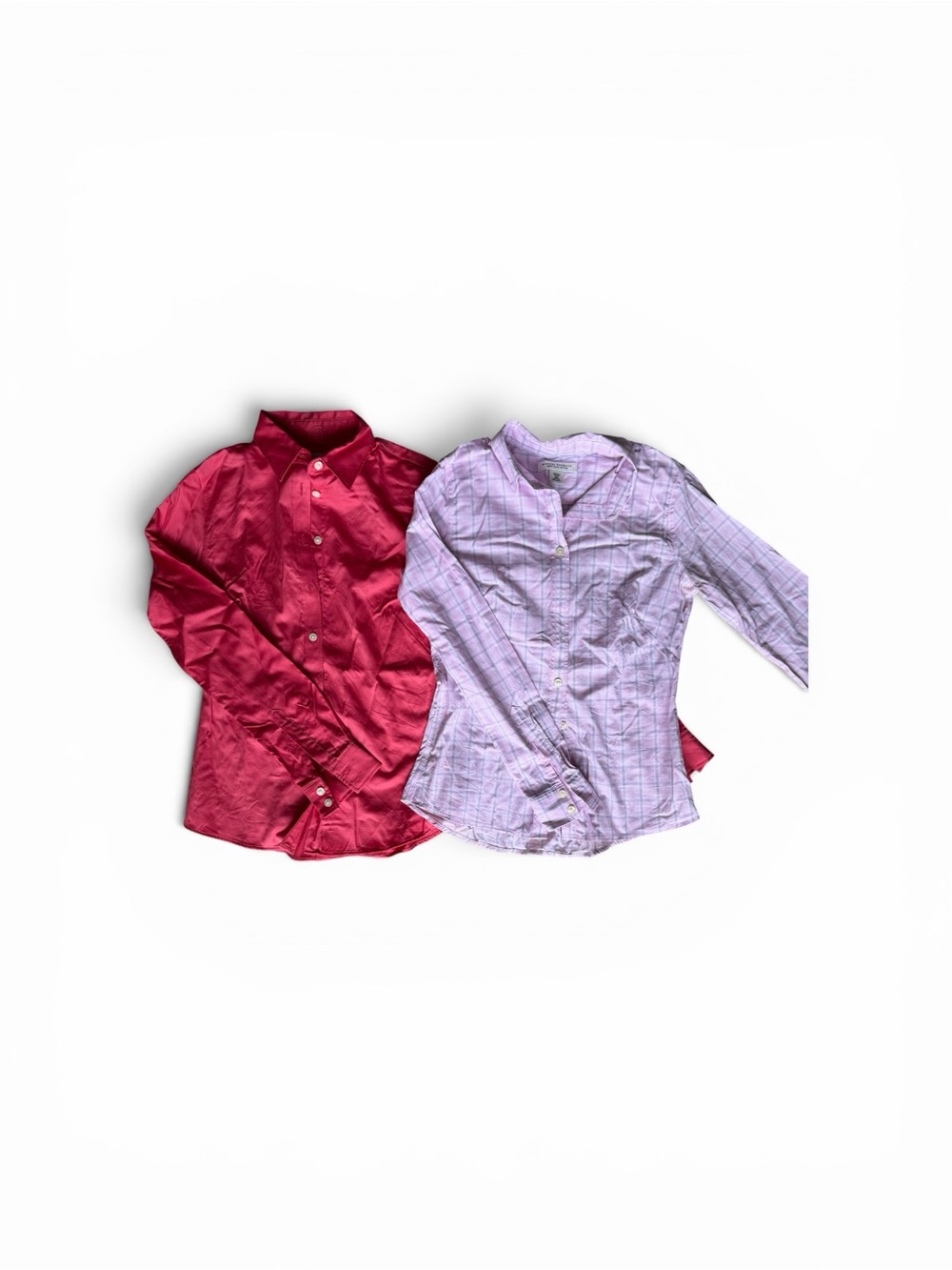 Banana Republic set of 2 Button-Down Shirt Duo size 2 petite